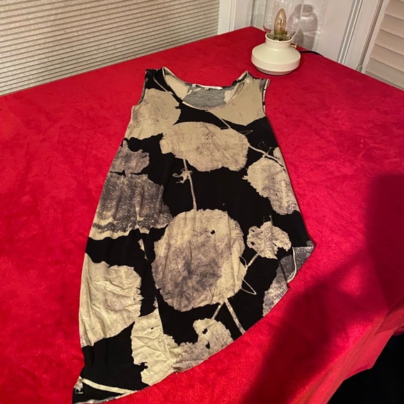 Rachel Roy Gingko Leaf Print Tank Top - Picture 5 of 11